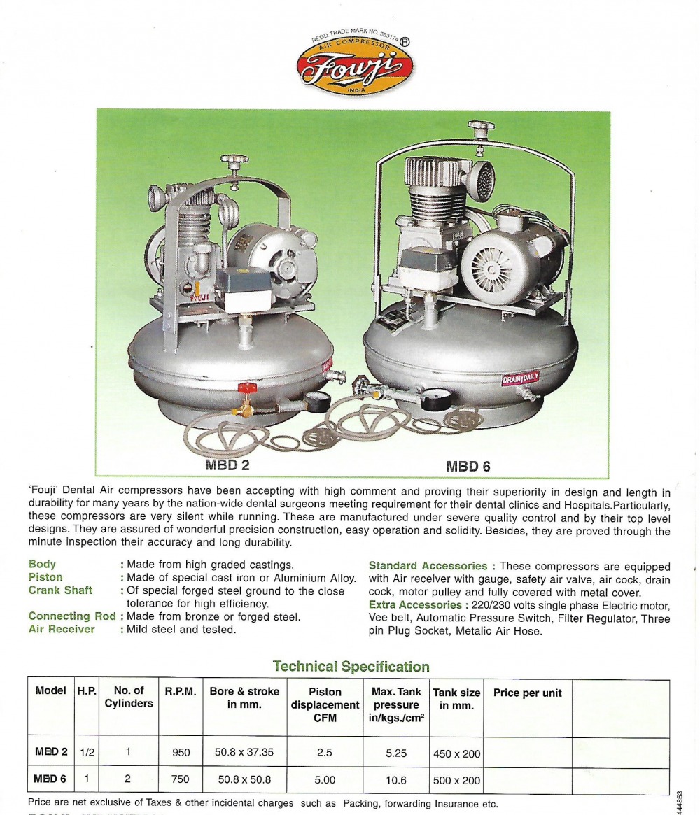Fouji clearance air compressor